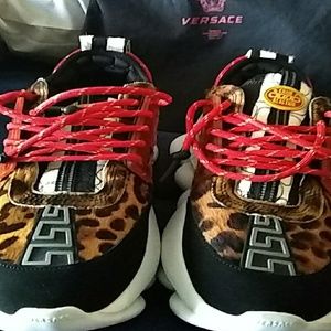 Versace x 2 chains chain reaction sneakers